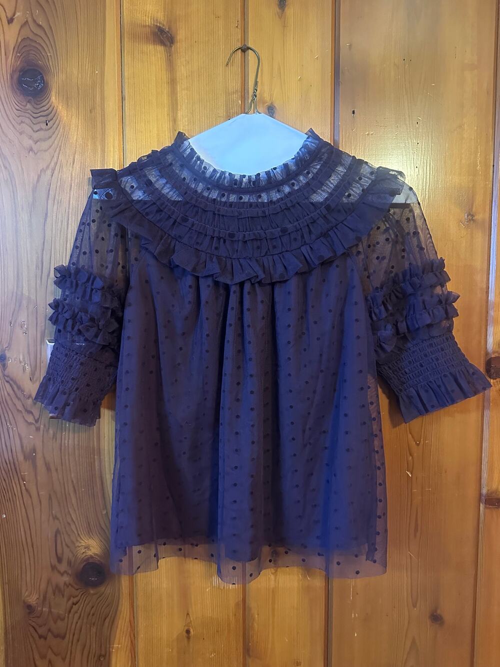 Hotchpotch Tulle Ruffle Top | Boden | UK 12 / US 8